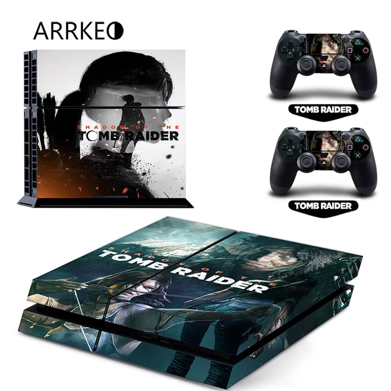ARRKEO популярная игра Shadow of the Tomb Raider Обложка Наклейка PS4 Кожа для Sony PlayStation 4 консоль