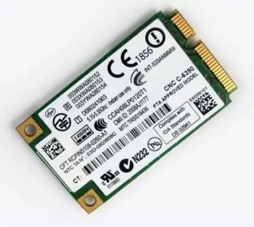 Intel 5300 533an_mmw Mini Pci e Беспроводной Wi Fi intel5300 480986 001 506679 intwifi 300 Мбит/с 2 4G/телефон|intel