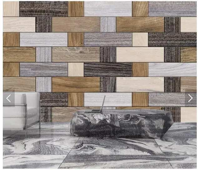 Пользовательские 3D обои винтажная картина кирпичной стены для гостиной спальни