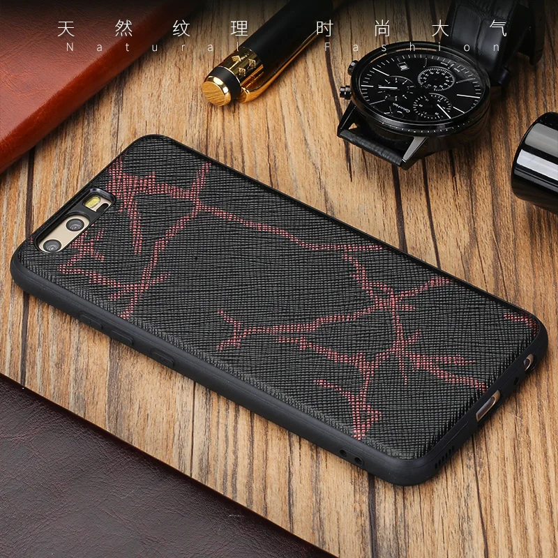 For Huawei P10 P20 case Business Line texture Style Ultra slim back cover Mate 9 10 Pro Nova 2 Plus Honor V9 V10 cases |