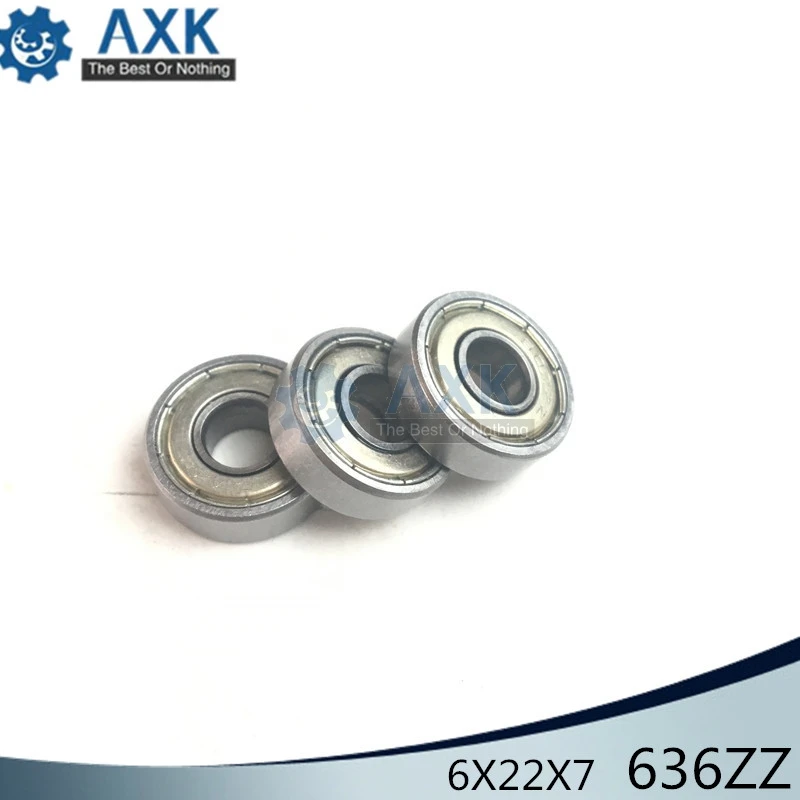 636ZZ /S636ZZ Bearing 6*22*7 mm ( 10 Pcs ) ABEC-1 Grade S636ZZ SS 636 Z Stainless Steel Miniature S636 ZZ Ball Bearings | Обустройство