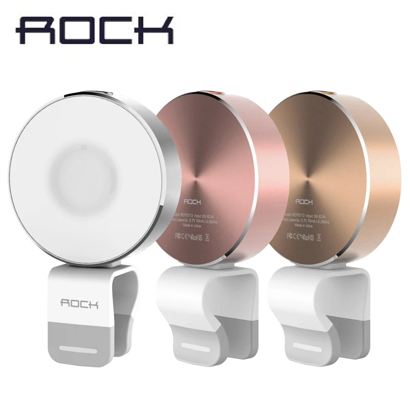 ROCK OMI мобильный телефон светодиодный светильник вспышка светильник для iPhone 7 8 Plus XS Max для samsung S9 S10 Plus светодиодный светильник s металл