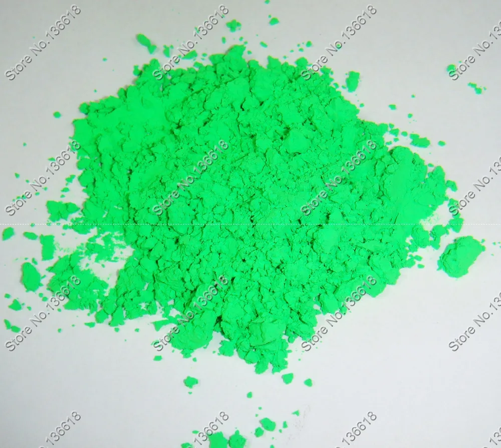 

50gram x NEON Green Color Fluorescent Pigment Powder for Nail Polish&Painting&Printing&Stamping Scrapbooking