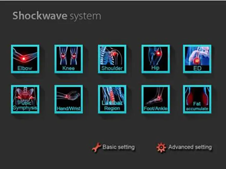 

Portable aesthetic radial acoustic shockwave therapy equipment for treat pain/Low electromagnetically shockeave for ED treatment