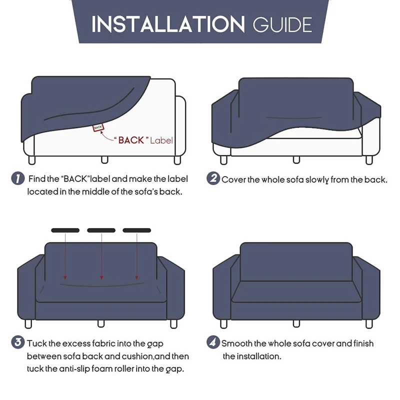 

New Elastic Cover for Sofa Stretch Sofa Cover for Living Room Furniture Armchair Couch Cover Case Sofa Slipcover Cotton