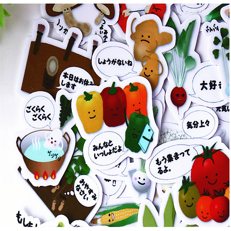 40 шт. креативная самодельная наклейка для овощей с красивой наклейкой