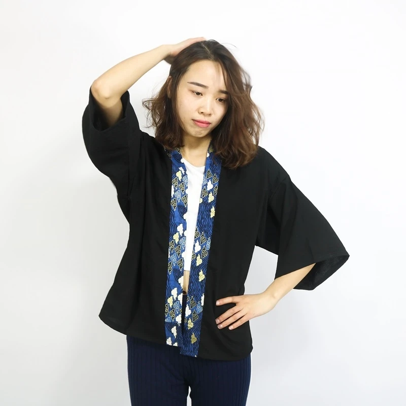 Женское японское кимоно yukata кардиган модная блузка длинный obi haori в традиционном