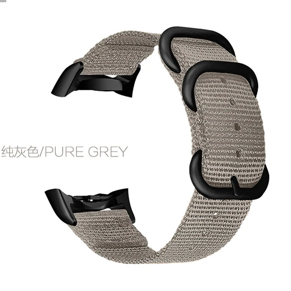 black buckle 4 Ремешок для наручных часов samsung gear Fit2 Pro, ремешок для фитнес-часов, нейлоновый ремешок для наручных часов samsung gear Fit 2 Pro SM-R360/365, браслет - Цвет: black buckle 4