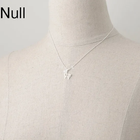 Null каждый день палочка для свадебной... Простой ожерелье оригами животных