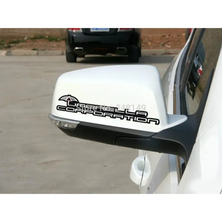 

Aliauto 2 x Car-styling Umbrella Corporation Car rearview mirror Sticker & Decal Accessories for Toyota Volkswagen Ford Focus