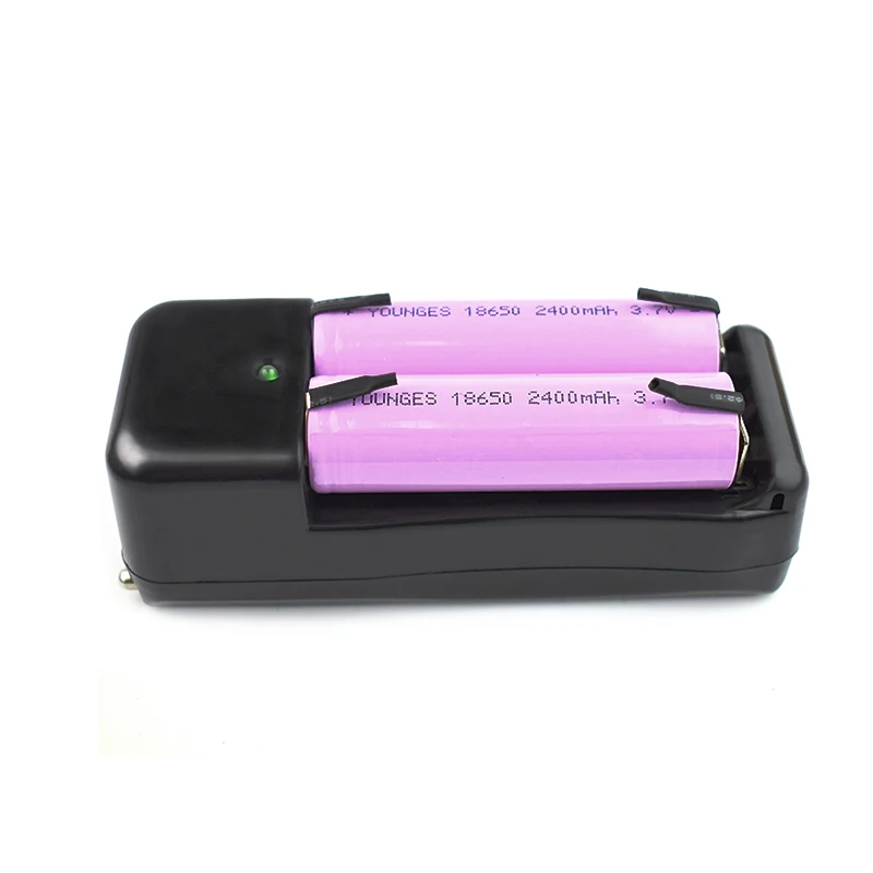 Оригинальное Универсальное зарядное устройство с двумя слотами 18650 3 6 В