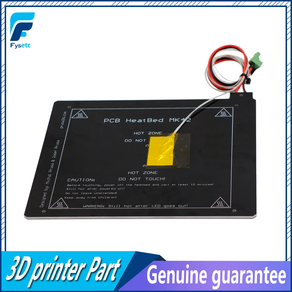 Prusa i3 MK2 MK2S 3d принтер кровать с подогревом алюминиевый сплав клон 255X235 мм + резистор