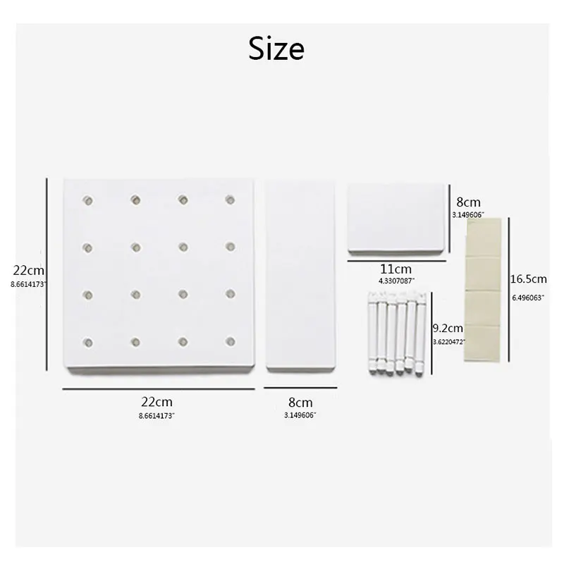 Креативная настенная стойка для хранения с отверстиями гостиной кухни на