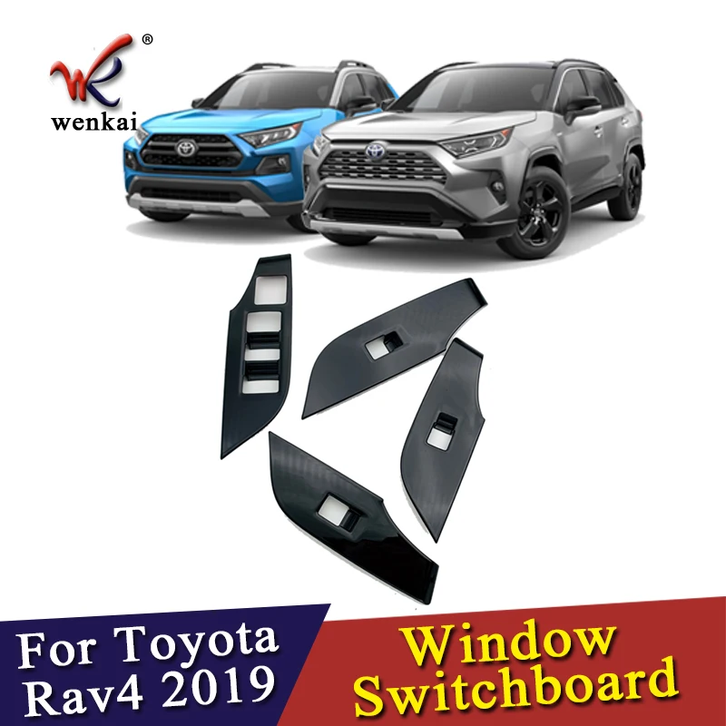 4 шт. декоративные подлокотники для Toyota RAV4 2019 2020|Хромирование| |