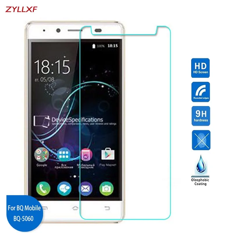 Для BQ Mobile 5060 тонкая защитная пленка из закаленного стекла 5 дюймов 9H 2.5D на BQS Slim