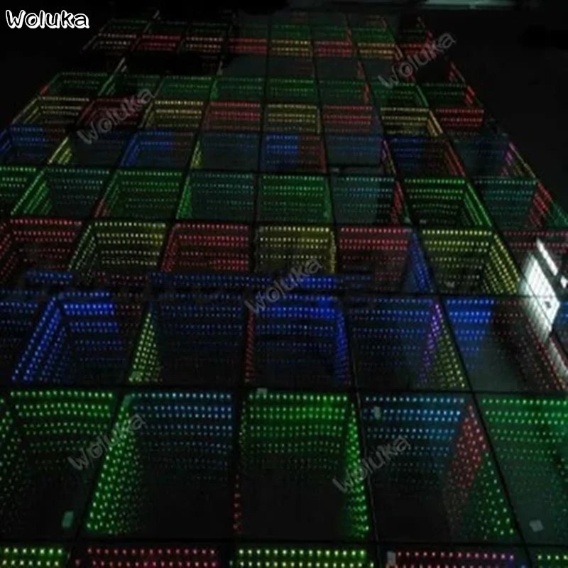 50 см 3D зеркальный танцпол маленький прозрачный Бар Паб KTV сценический