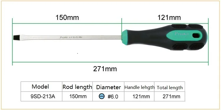Pro'skit 3 шт магнитные прорези Philips Отвертка, точность плоский крестообразный отверток Набор винтовые инструменты выбрать любой 3 из 20 размеров