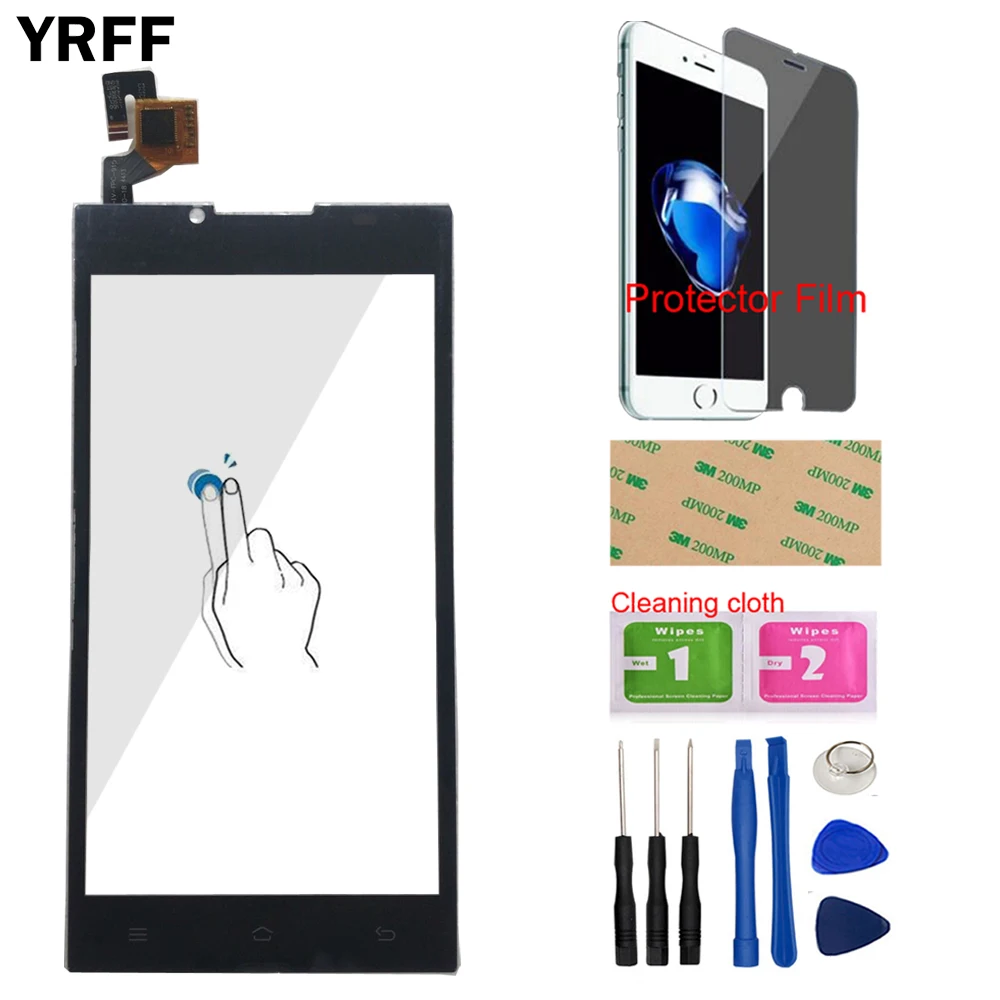 Сенсорная панель YRFF для телефона Doogee DG2014 DG 2014 сенсорный экран переднее стекло