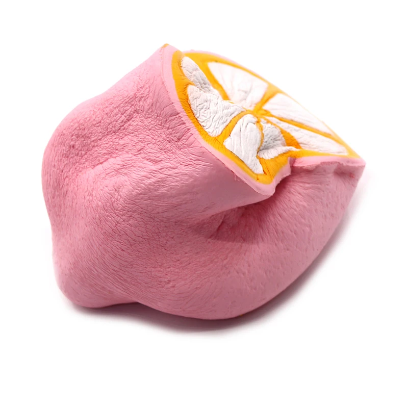 Kawaii Jumbo мягкими розовый желтый лимон супер замедлить рост фрукты талисманы Squeeze