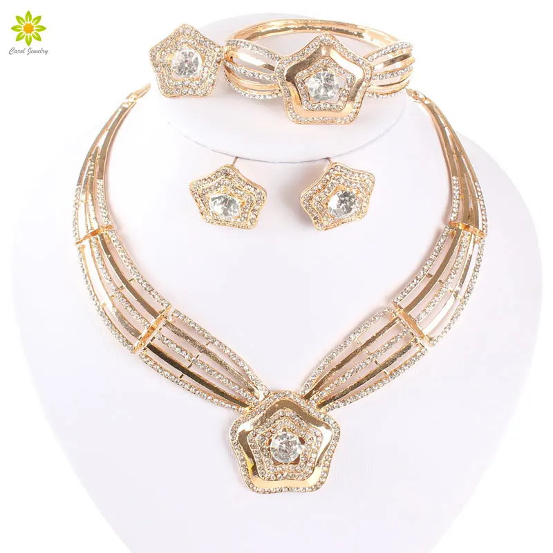 Комплекты ювелирных украшений для женщин аксессуары африканские бусы массивное