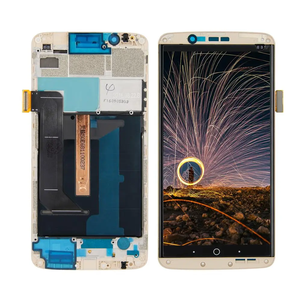 AMOLED для zte Axon 7 ЖК A2017 A2017U A2017G дисплей сенсорный экран дигитайзер Aseembly Замена+ Инструменты