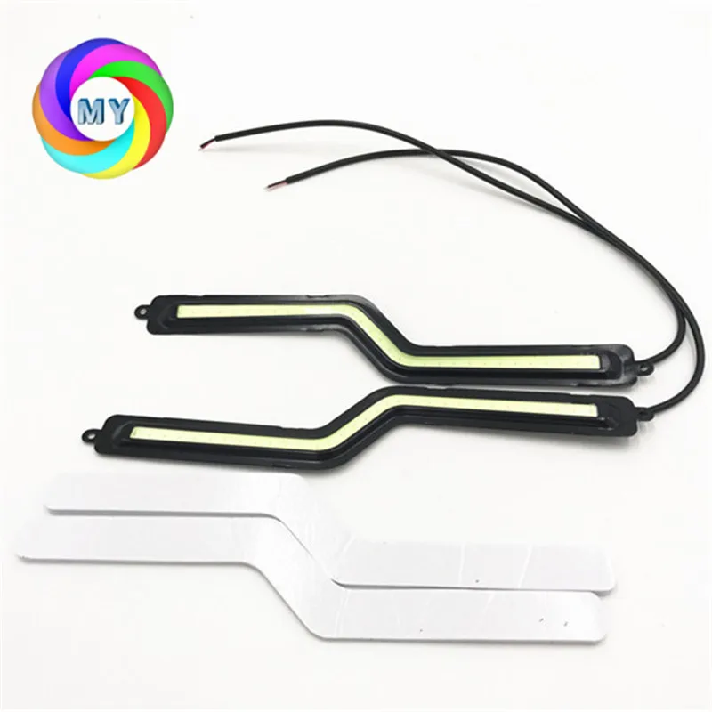 2 шт. новый Z Тип удара день линия лампа COB Дневной Бег свет ультра тонкий тип 7