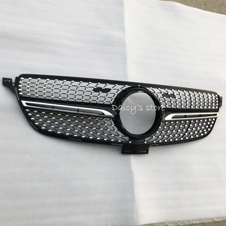 Алмазная решетка подходящая для Mercedes Benz GLE Class W166 2015 + передняя сетчатая gle400 gle450