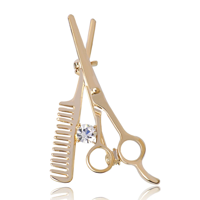 Фильм ювелирные изделия свадебный гребень ножницы брошь Coroa хиджаб Подкалывать