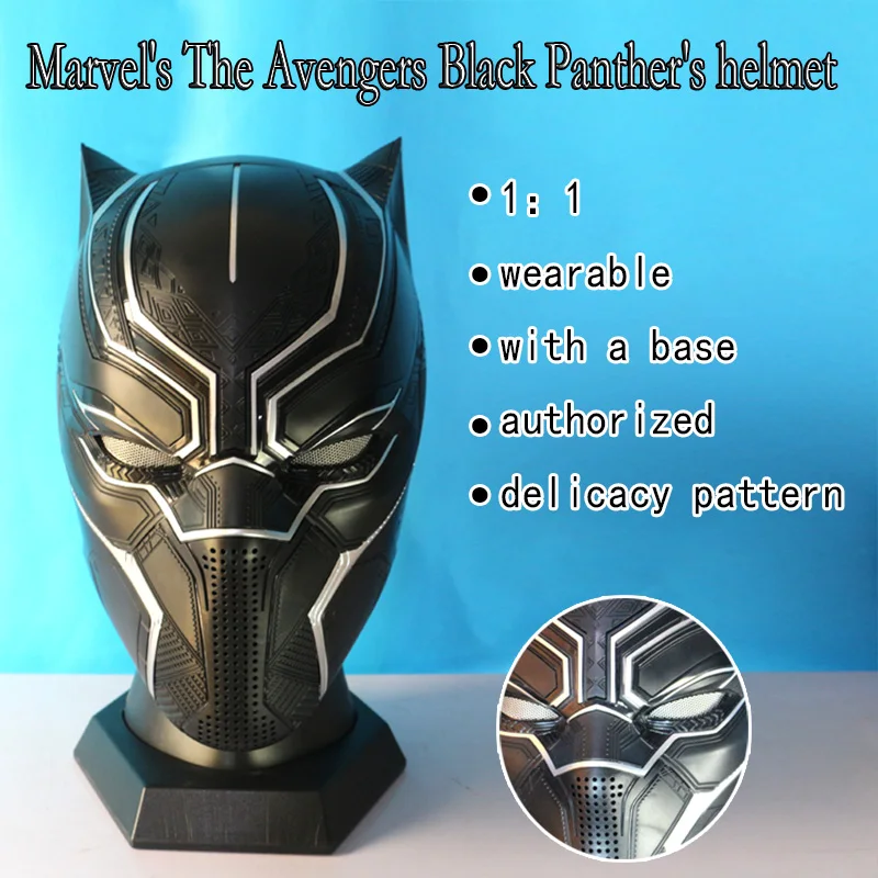 Черная пантера лезвие Мстители Alliance Marvel шлем Killerbody носимые 1:1 с базой Капитан
