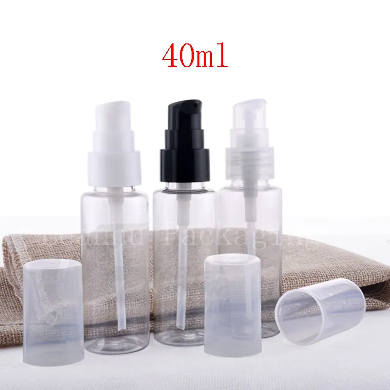 Оптовая продажа 40 мл прозрачная лампа с Кремовым лосьоном пластиковая для