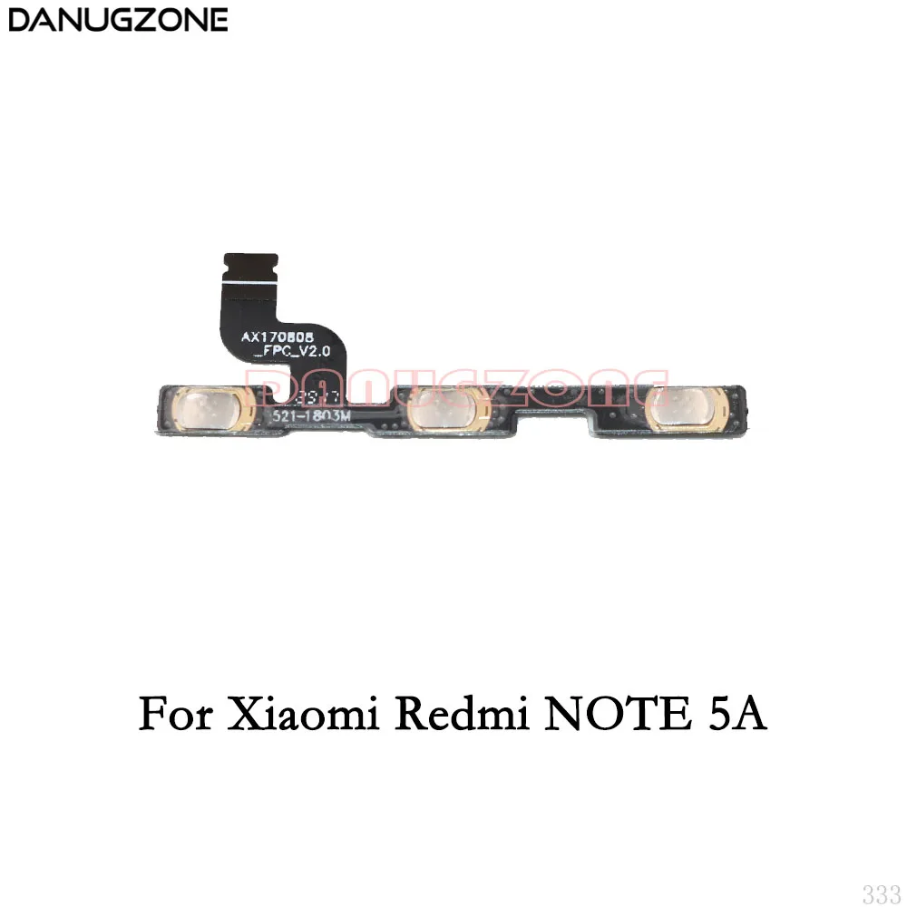 For Redmi NOTE 5A Кнопка включения/выключения звука кнопка выключения звука гибкий кабель для Xiaomi Redmi NOTE 6 6A 7 5A 5 PRO 2 3 4 4X/NOTE 3g 4G - Цвет: For Redmi NOTE 5A