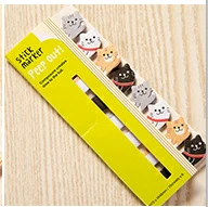 H Cat Мини милые животное панда из мультфильма кошка блокнот Скрапбукинг Sticky Notes Красивая Закладка страница флаги вкладка индекса бумажные наклейки-этикетки - Цвет: H Cat