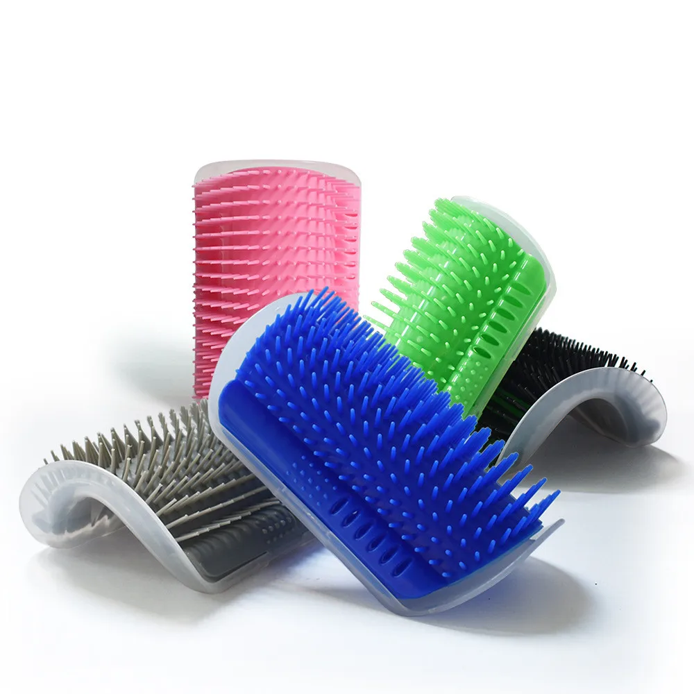

Pet Cat Self Groomer With Catnip Grooming Tool Hair Removal Brush Comb For Cats Hair Shedding Trimming Dog Cat Massage Device