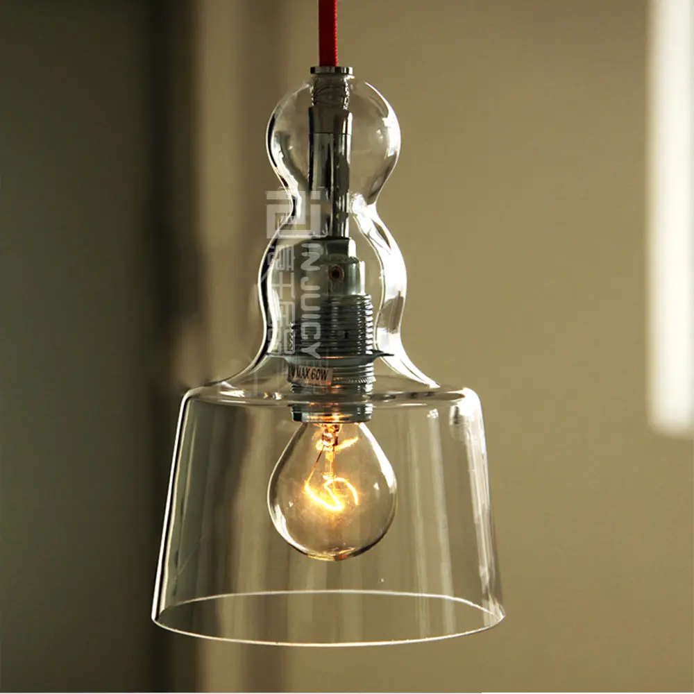 Американский стеклянный парфюм светодиодное освещение подвесной светильник Droplight Лофт коридор кафе бар
