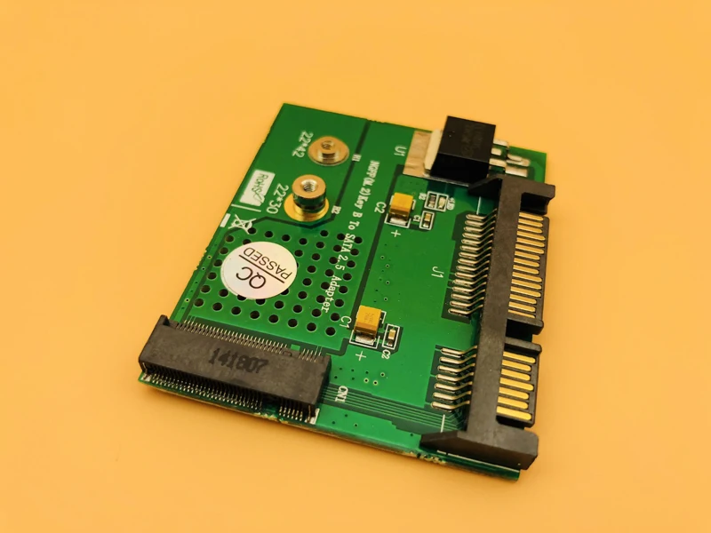 Низкий профиль половинная высота M.2 NGFF Mini PCI-E 2 полоса SSD до 5 &quotSATA 22pin HDD жесткий
