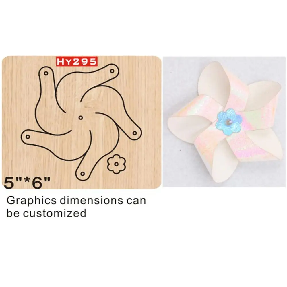 Ветряная мельница для резки цветов 2019 высечки и деревянные штампы подходит