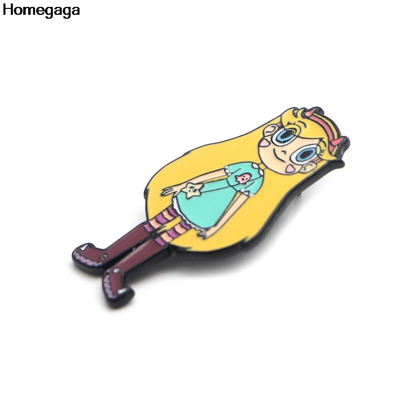 Homegaga Star vs the Forces of Evil цинковые булавки для рюкзака, одежда, медаль для сумки, рубашки, значок, броши для мужчин и женщин D2042