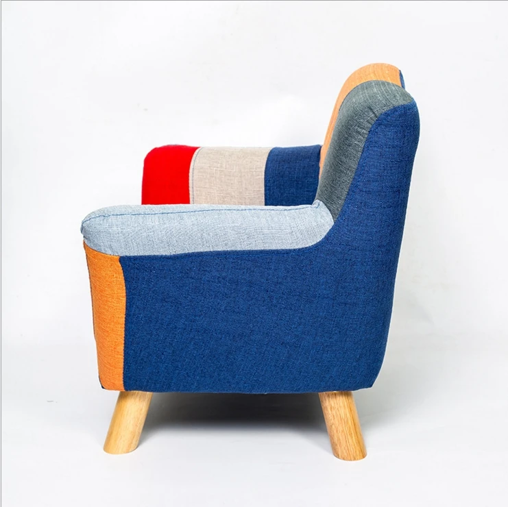 Детский тканевый маленький диван одинарный стул для спальни мультяшная девочка