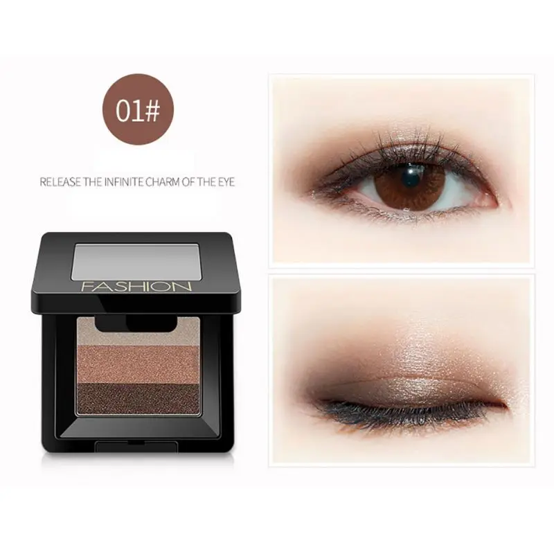 2017 New Arrive 3 Color OL-Style Sexy Charm Eye Makeup Professional Long Lasting Elegance Eyeshadow Palette Cosmetic W1 | Красота и