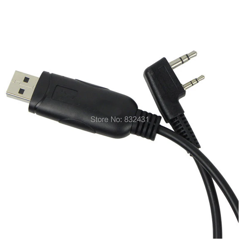 2 Pin USB кабель для программирования Baofeng UV 5R BF 888S H777 KENWOOD TK3207 TK 3107 иди и болтай Walkie Talkie