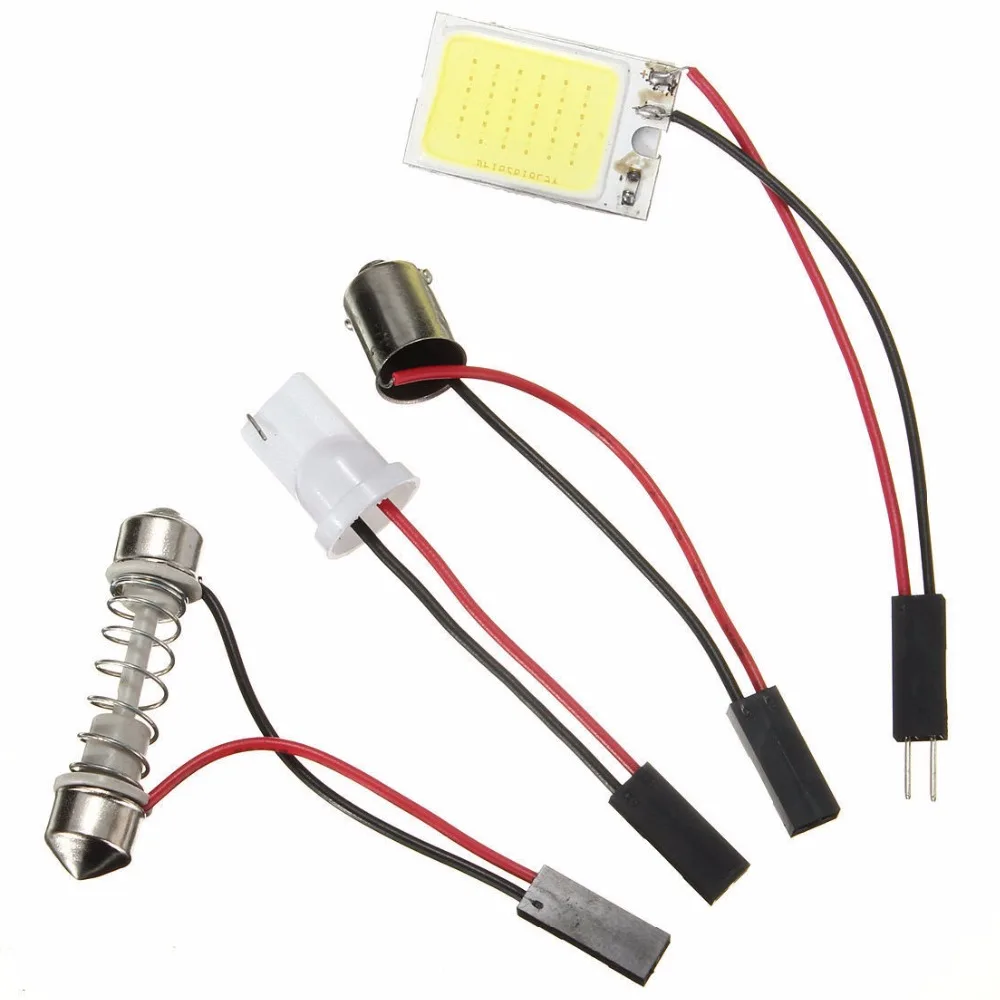 10 шт. гирлянда для чтения T10 W5W BA9S C5W C10W (31 мм 36 39 42 мм) 3 адаптера Вт | Автомобили и