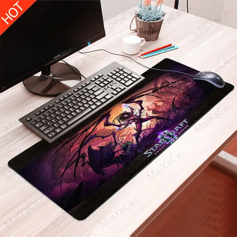 MaiYaCa мальчик и девочки подарок Starcraft игры большой коврик для мыши ПК компьютерный коврик Размер для 40x90 см Скорость версия коврики для игровой мыши