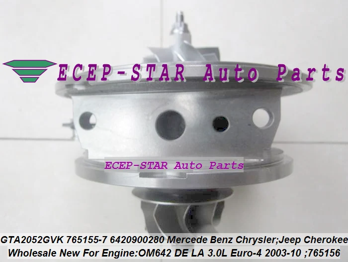 Турбо CHRA картридж Core GTB2056VK 777318 5002S A6420908590 для Mercedes Benz M E Class W164 W212 Sprinter II OM642 3.0L|turbo