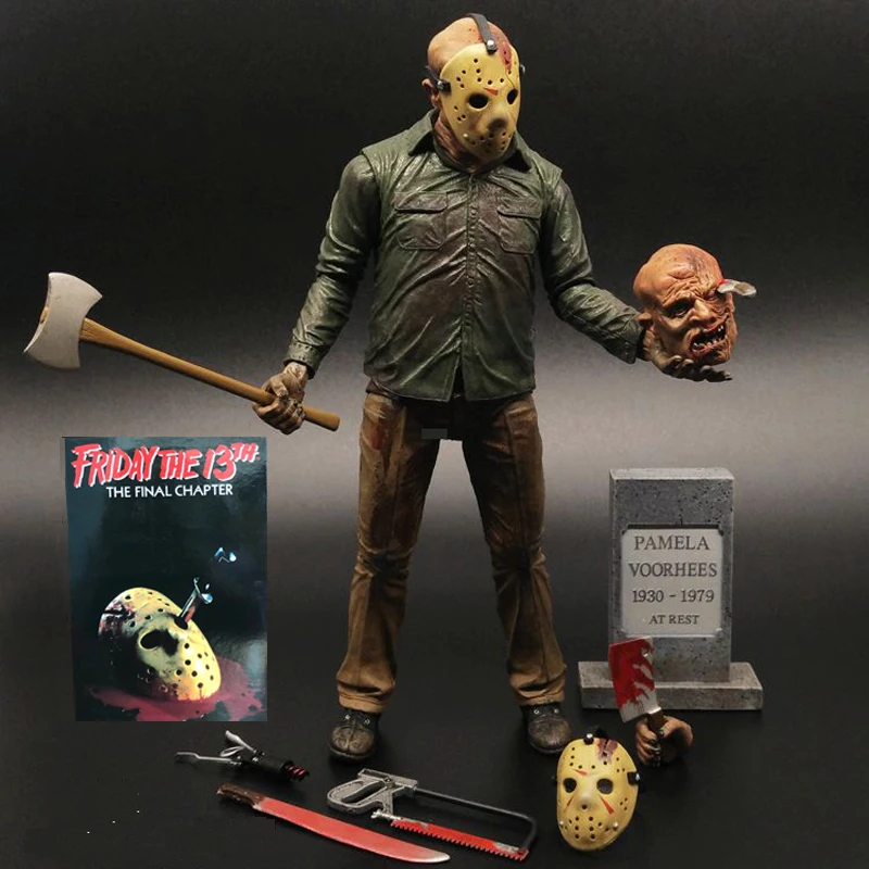 Экшн фигурка Jason Voorhees 13 я 3D версия фильма ужаса оригинальная модель ПВХ|Игровые