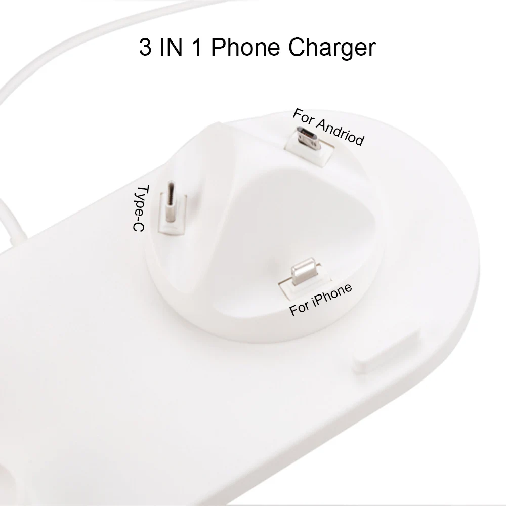 3 в 1 зарядная док-станция Подставка держатель для iPhone X XR XS Max Apple watch Airpods зарядная подставка для Apple Watch Series 1 2 3 4