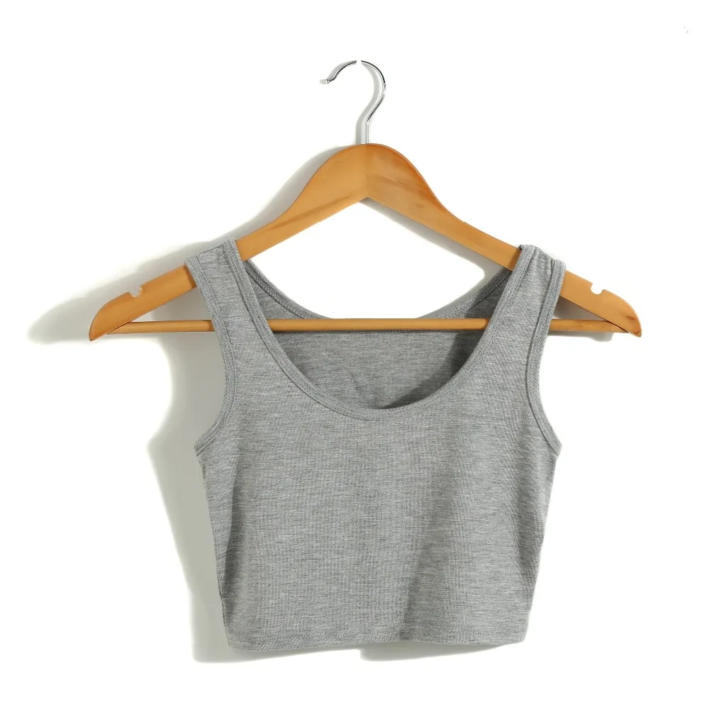 Женский укороченный топ без рукавов хлопковая футболка повседневная Милая