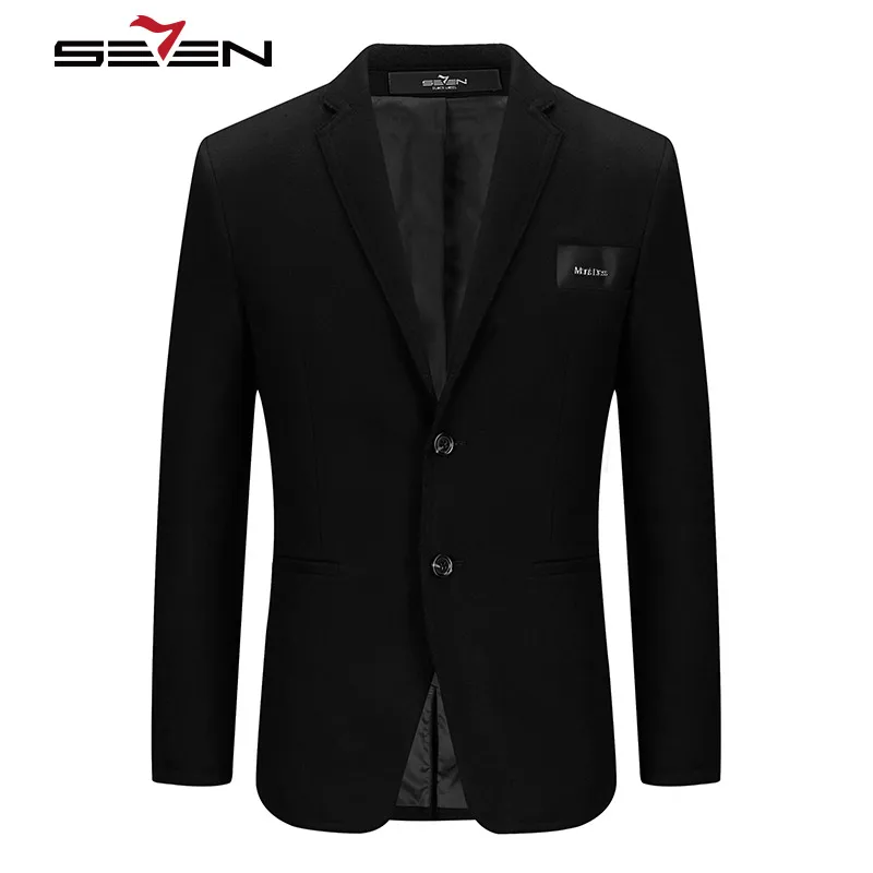 Seven7 модные для мужчин Блейзер повседневное Slim Fit костюм Мужская весенняя куртка