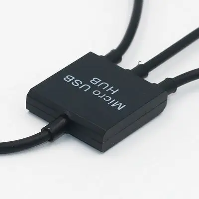 Адаптер 3 в 1 Micro usb хаб штекер Гнездо Двойной USB 2 0 адаптер хоста OTG Кабель