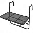 B балкон висит Таблица перила Металл Кованое железо в форме яйца садовые стол складной столик в европейском повседневном Мини Настенный стол