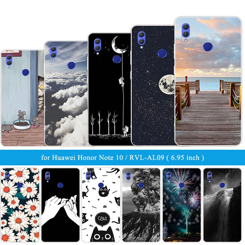6 95 &quotчехол для Funda Huawei Honor Note 10 Ультратонкий силиконовый прозрачный чехол Coque RVL AL09